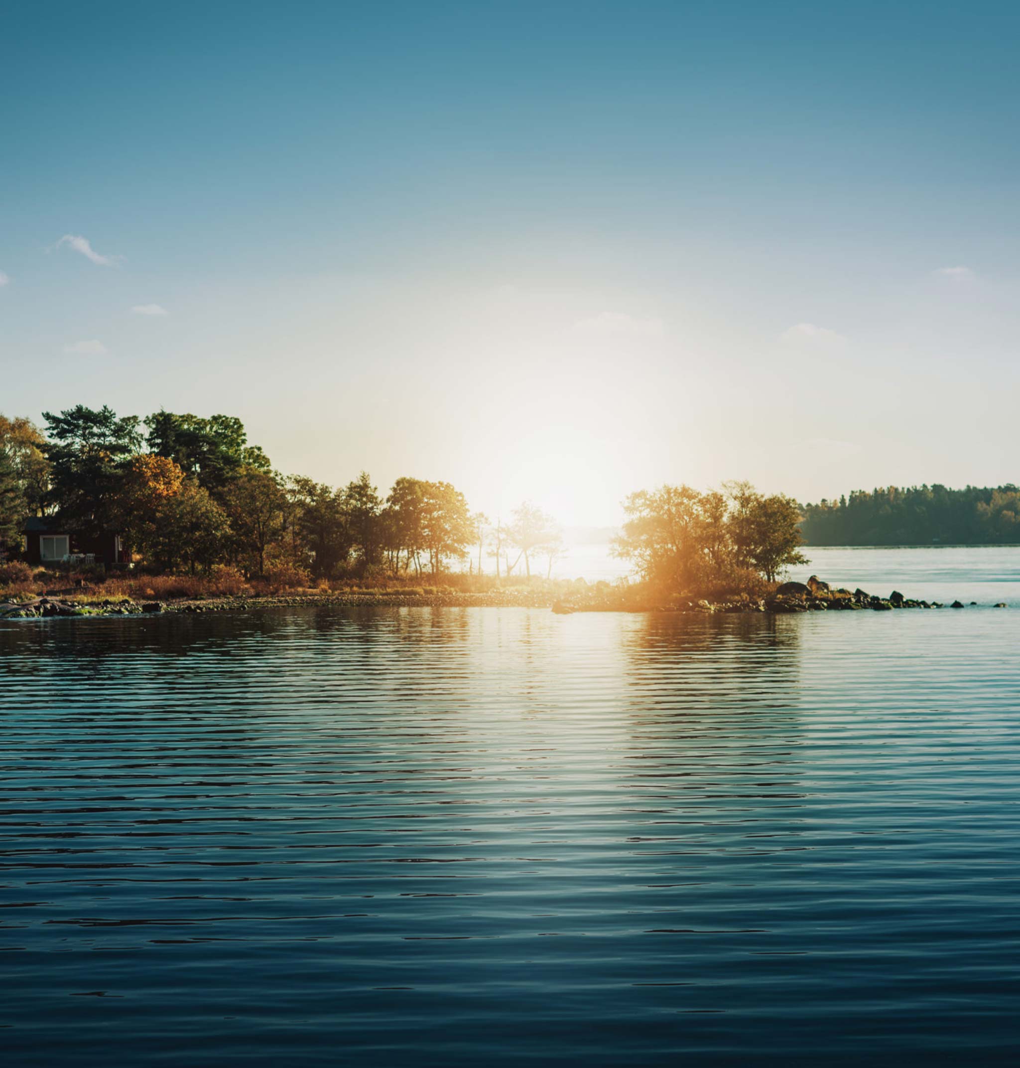 Brava vattenrening skärgårdsbild